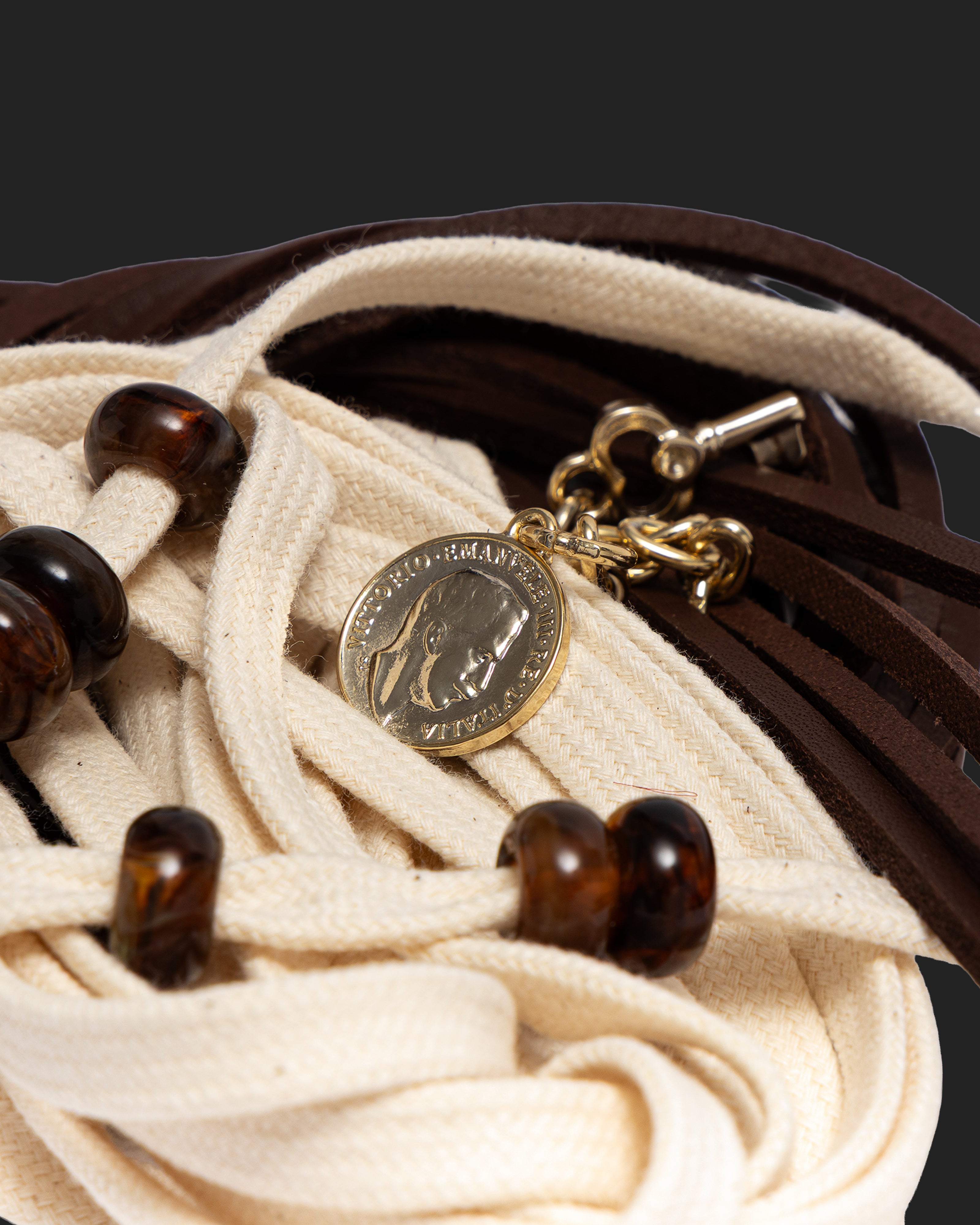 Charm Shoelaces Brown/Neutral