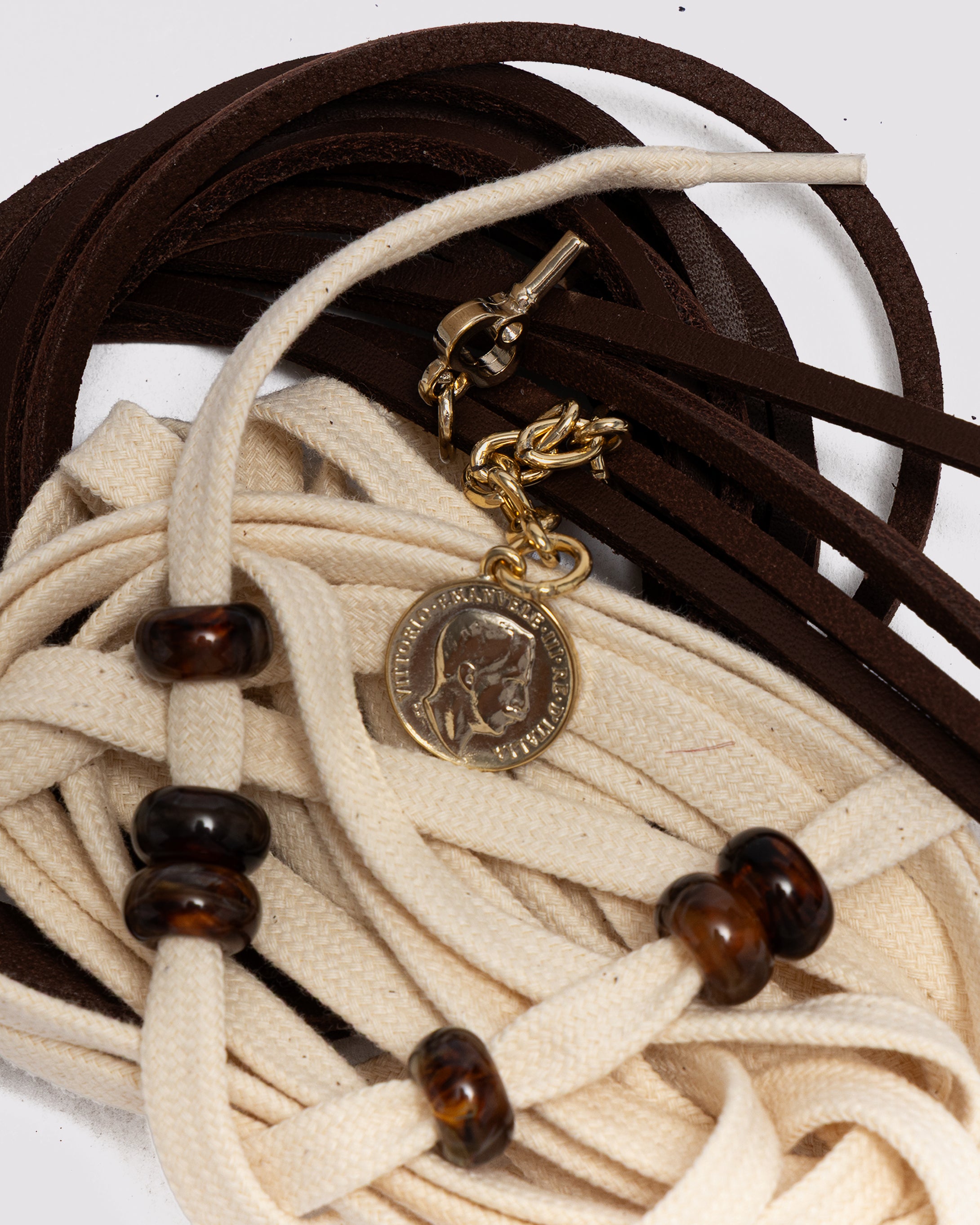 Charm Shoelaces Brown/Neutral