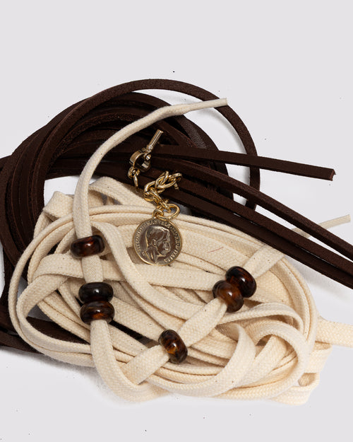 Charm Shoelaces Brown/Neutral