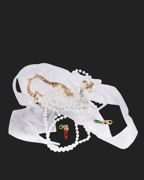 Charm Shoelaces White