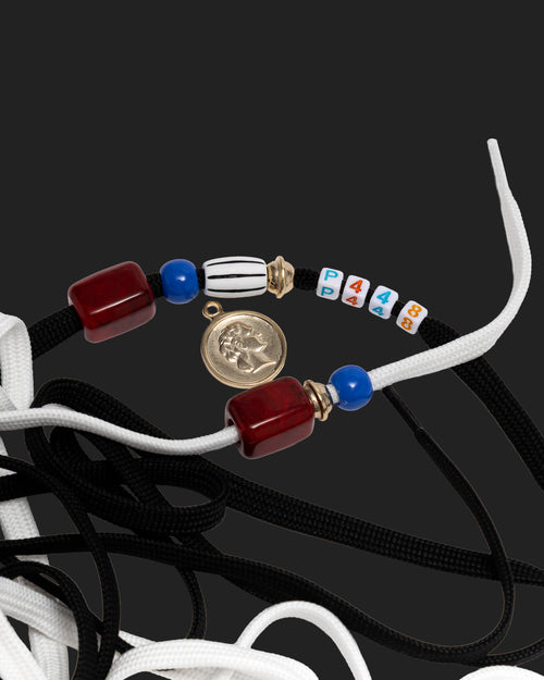 Charm Shoelaces White/Black