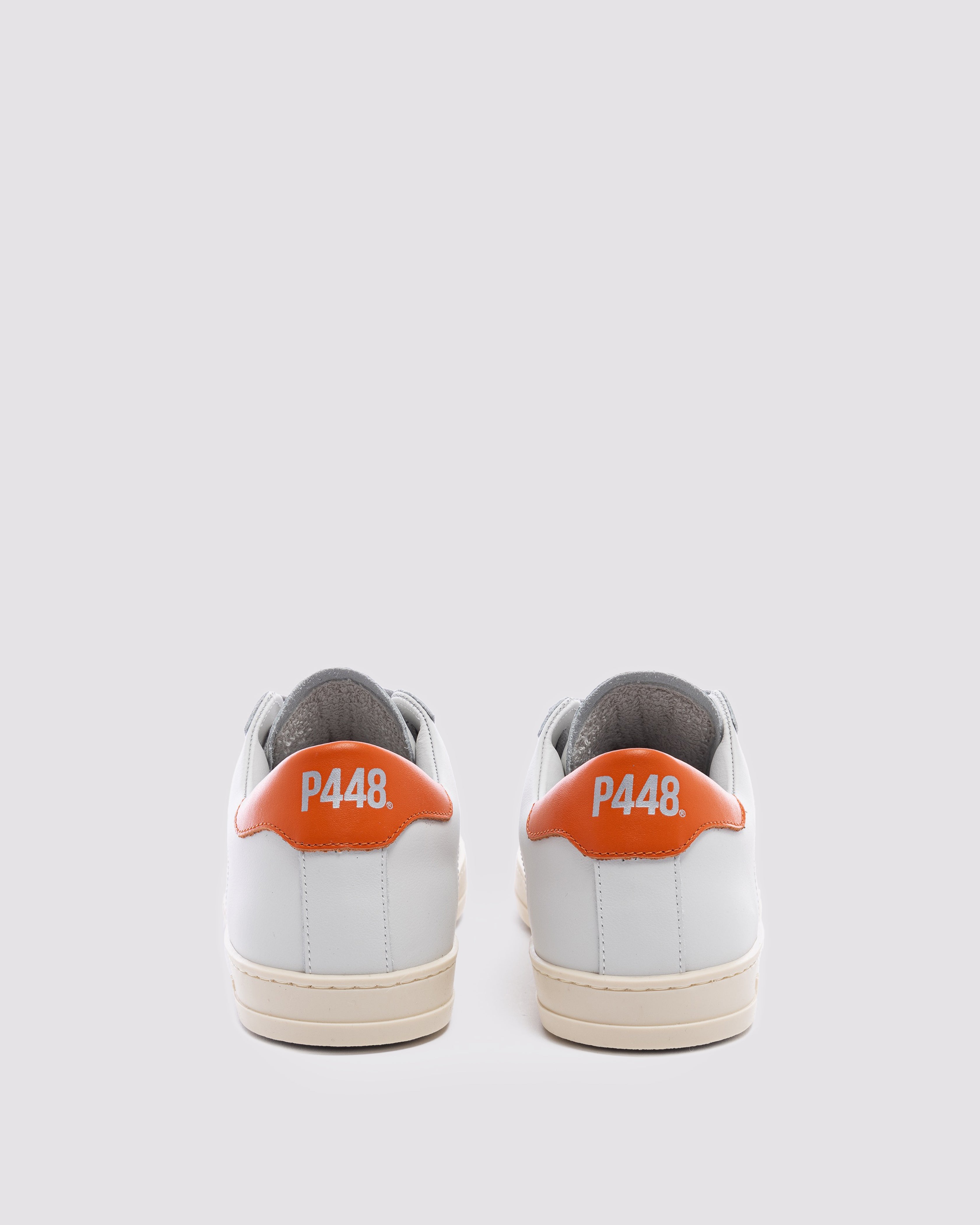 John White/Orange Sneaker – P448