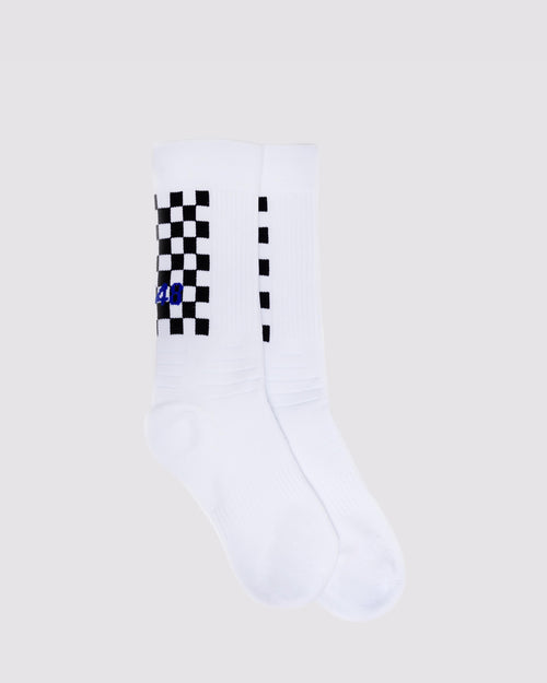 Socks White/Check