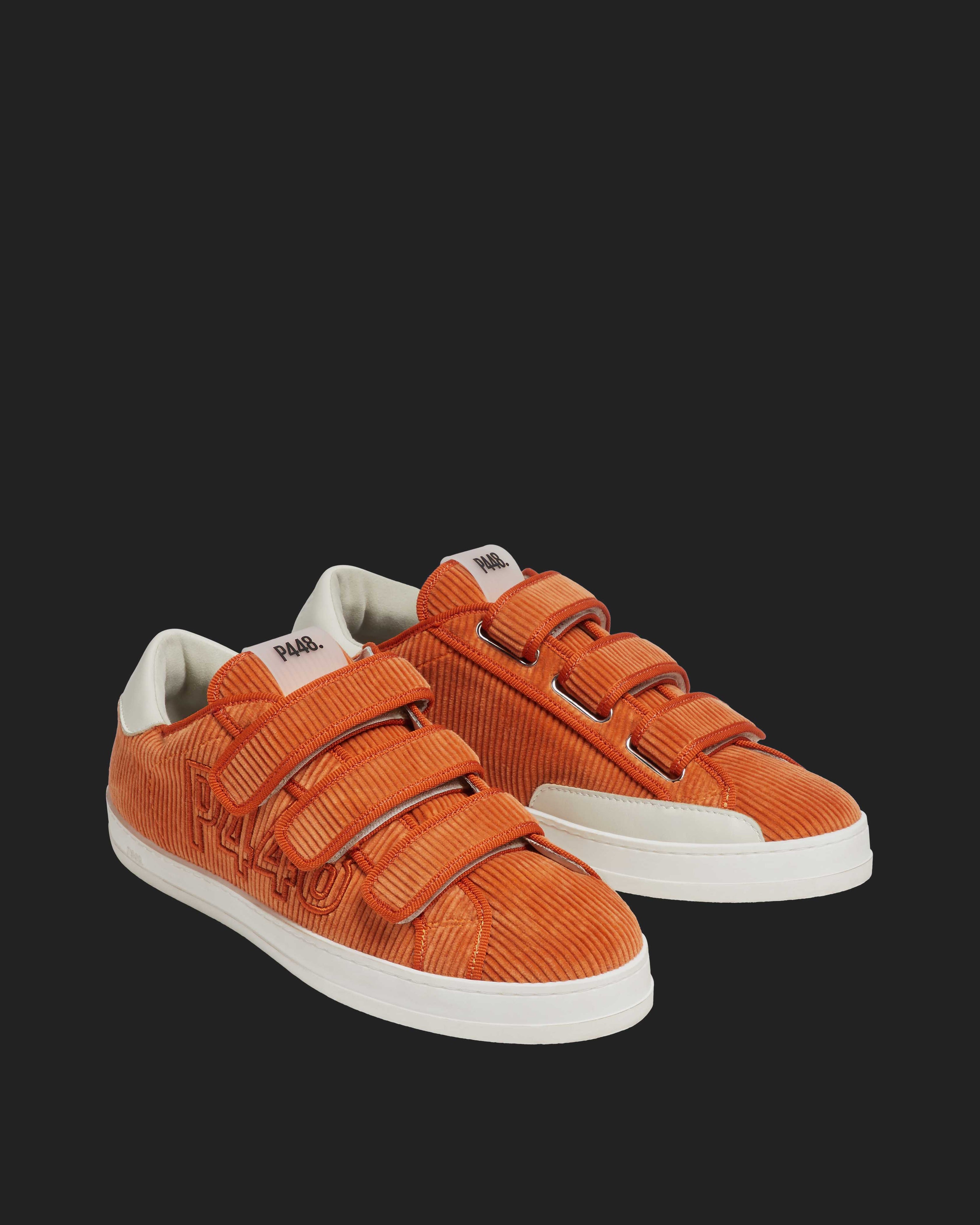 John Velcro Papaya/Corduroy