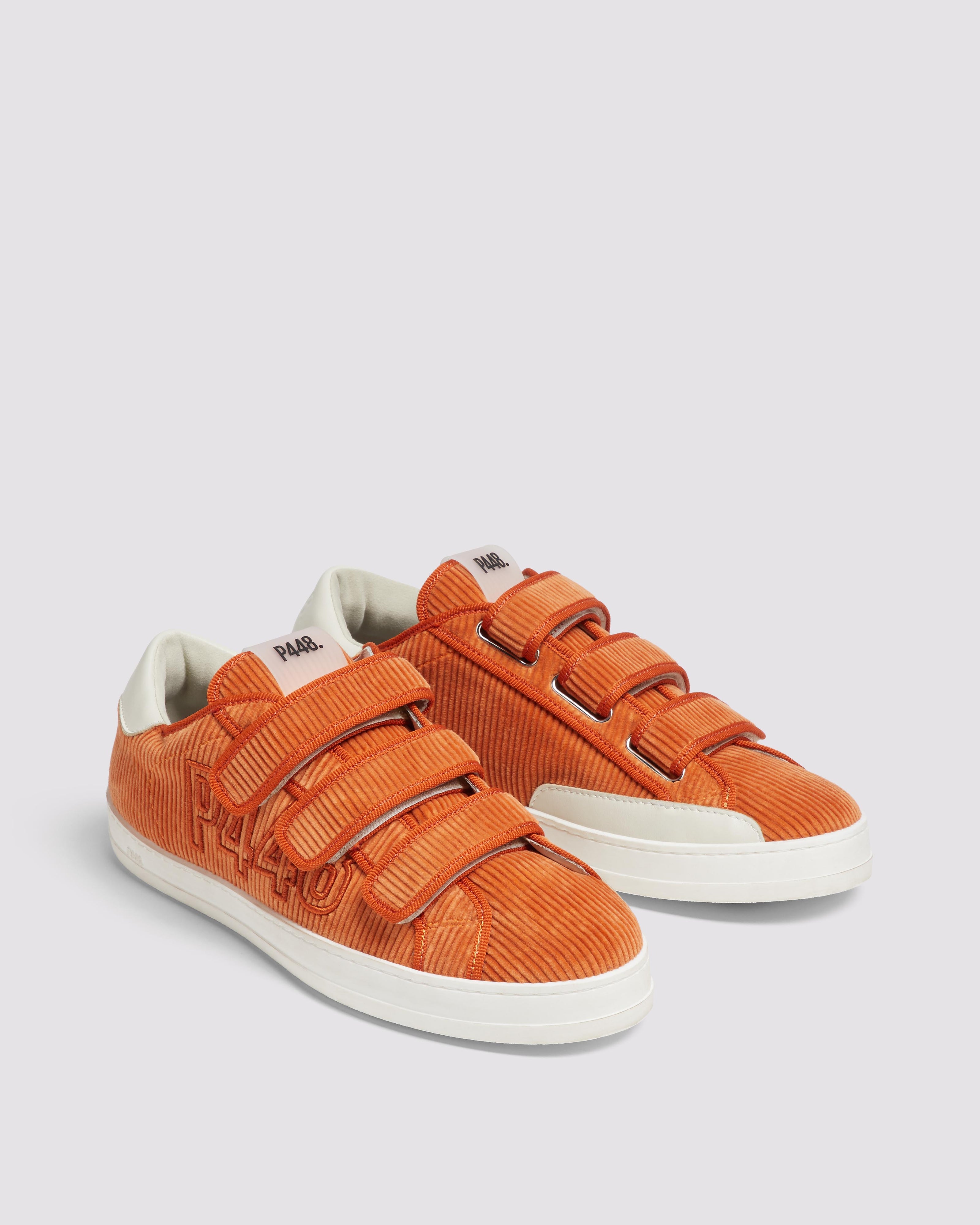 John Velcro Papaya/Corduroy