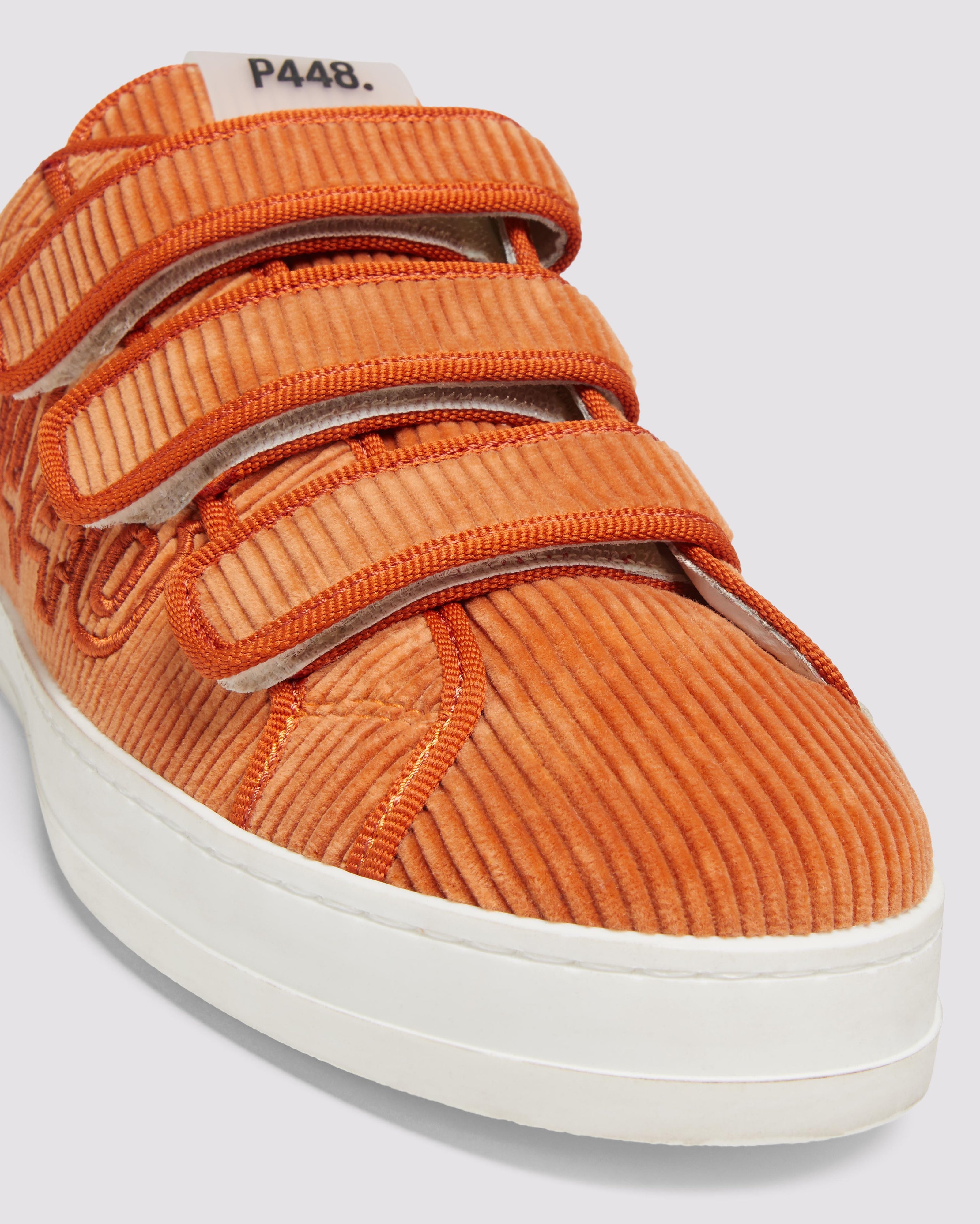 John Velcro Papaya/Corduroy