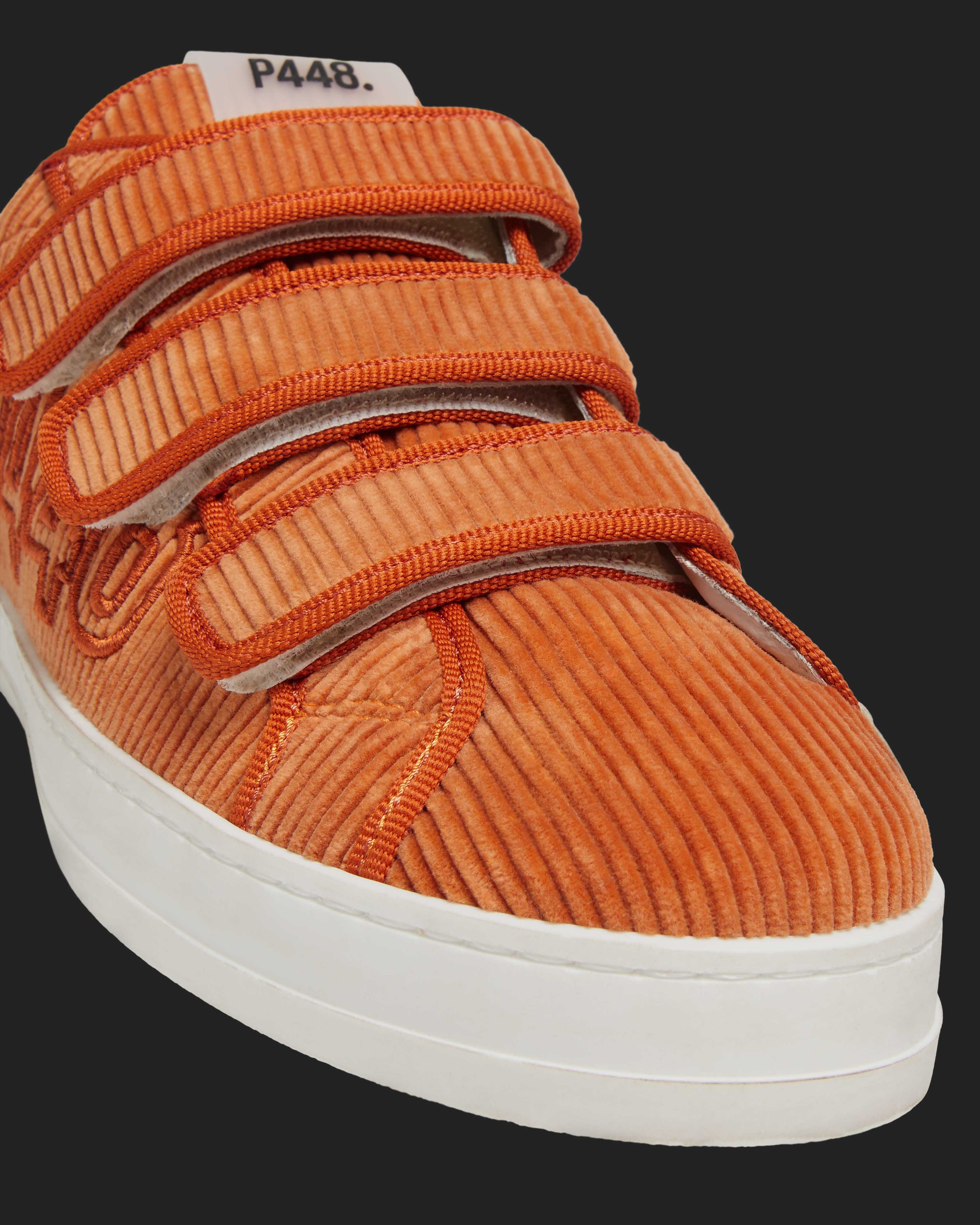 John Velcro Papaya/Corduroy