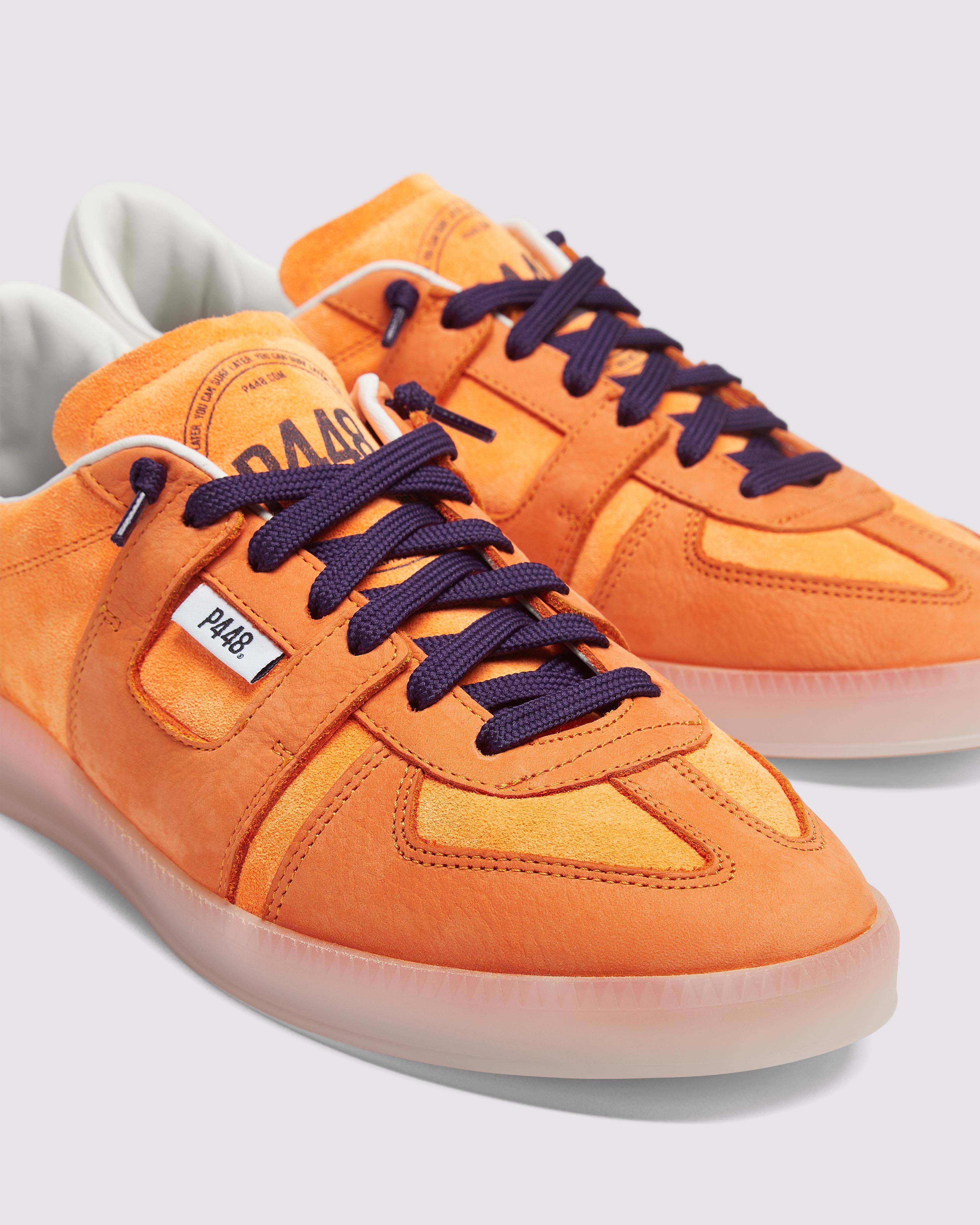 Bright orange sneakers hotsell