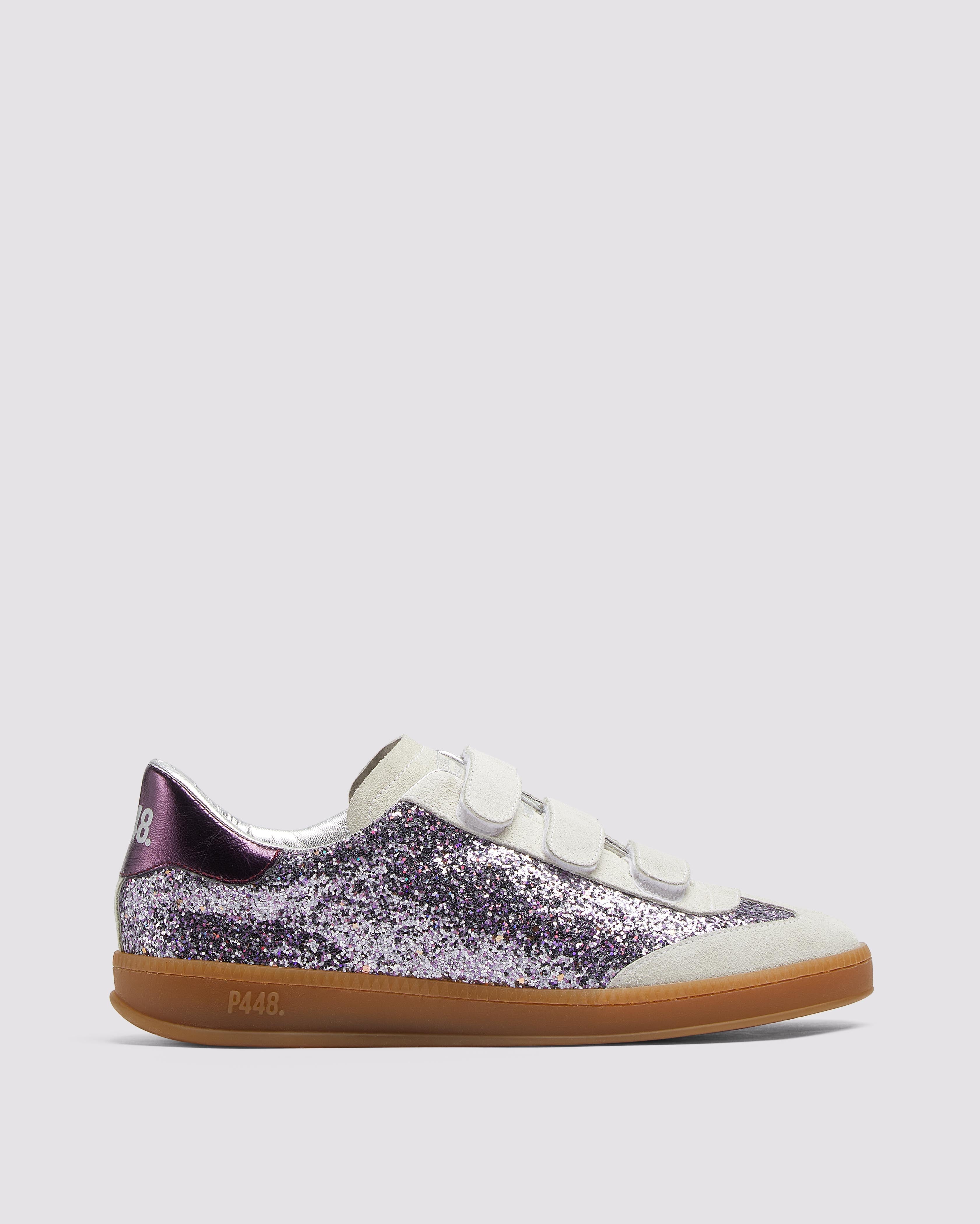 Capri Glitter - Grey - Women's Sneaker | P448