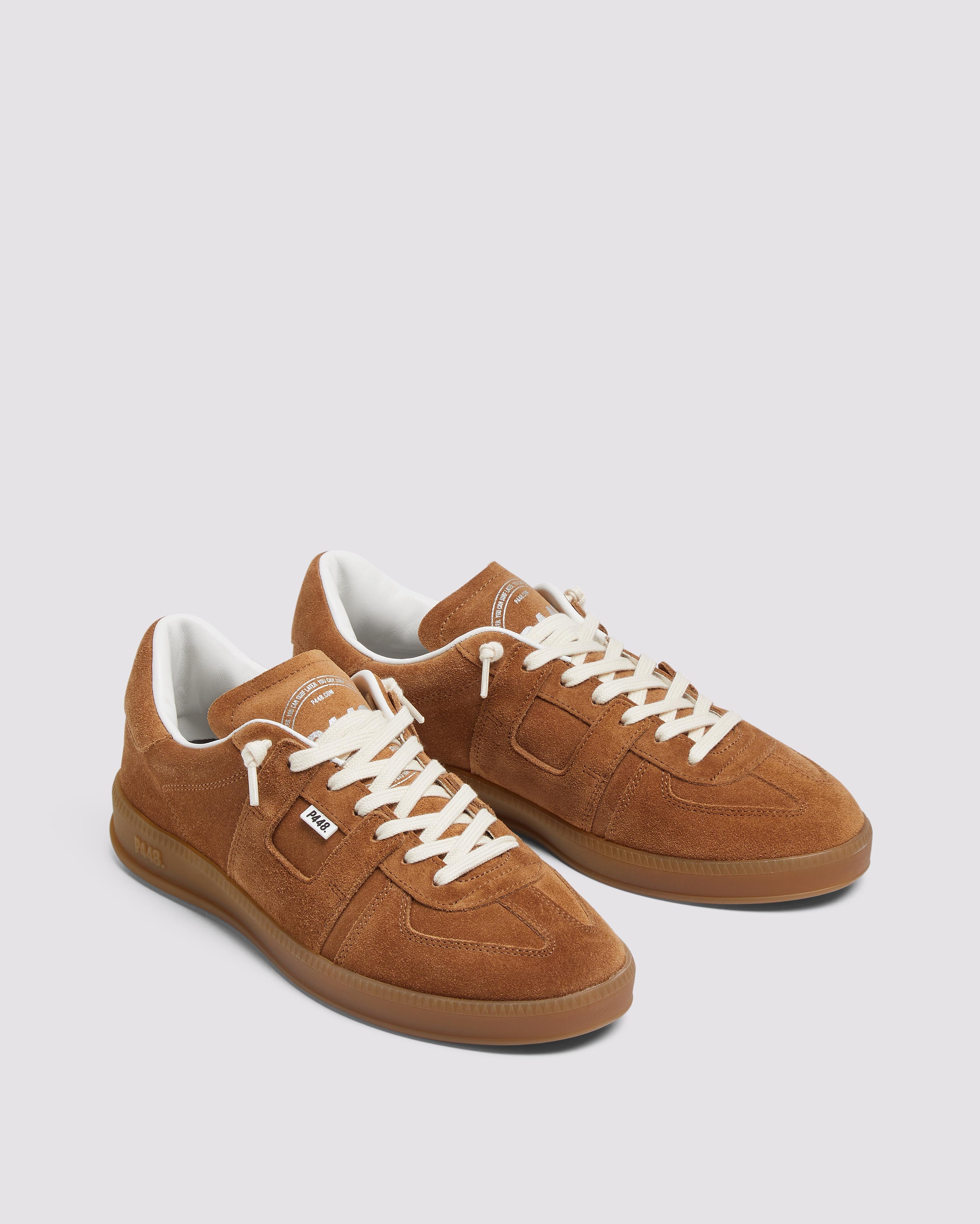 Monza Espresso - Low-Top All Brown Suede Sneaker – P448