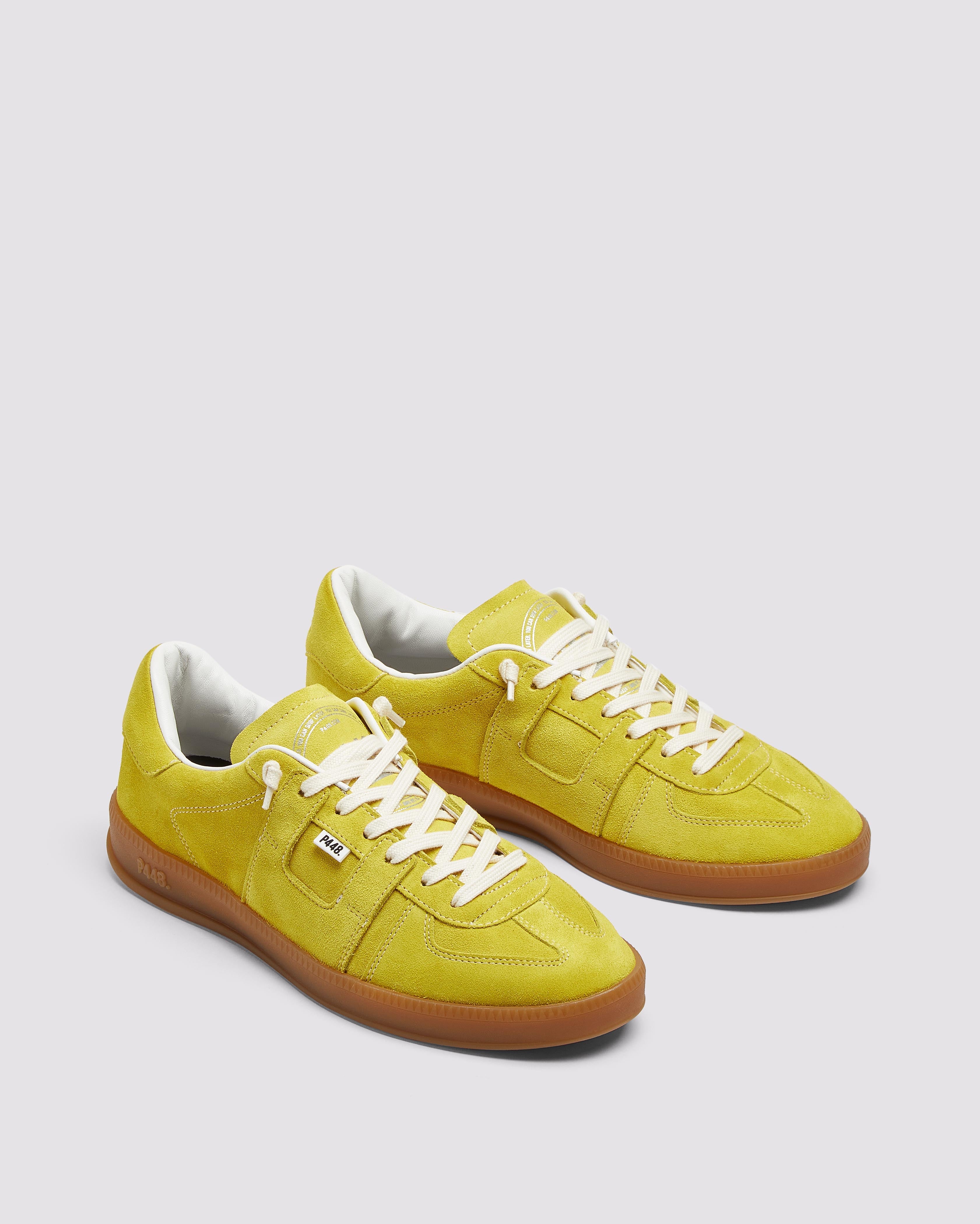 Monza Sun - Low-Top All Yellow Suede Sneaker – P448