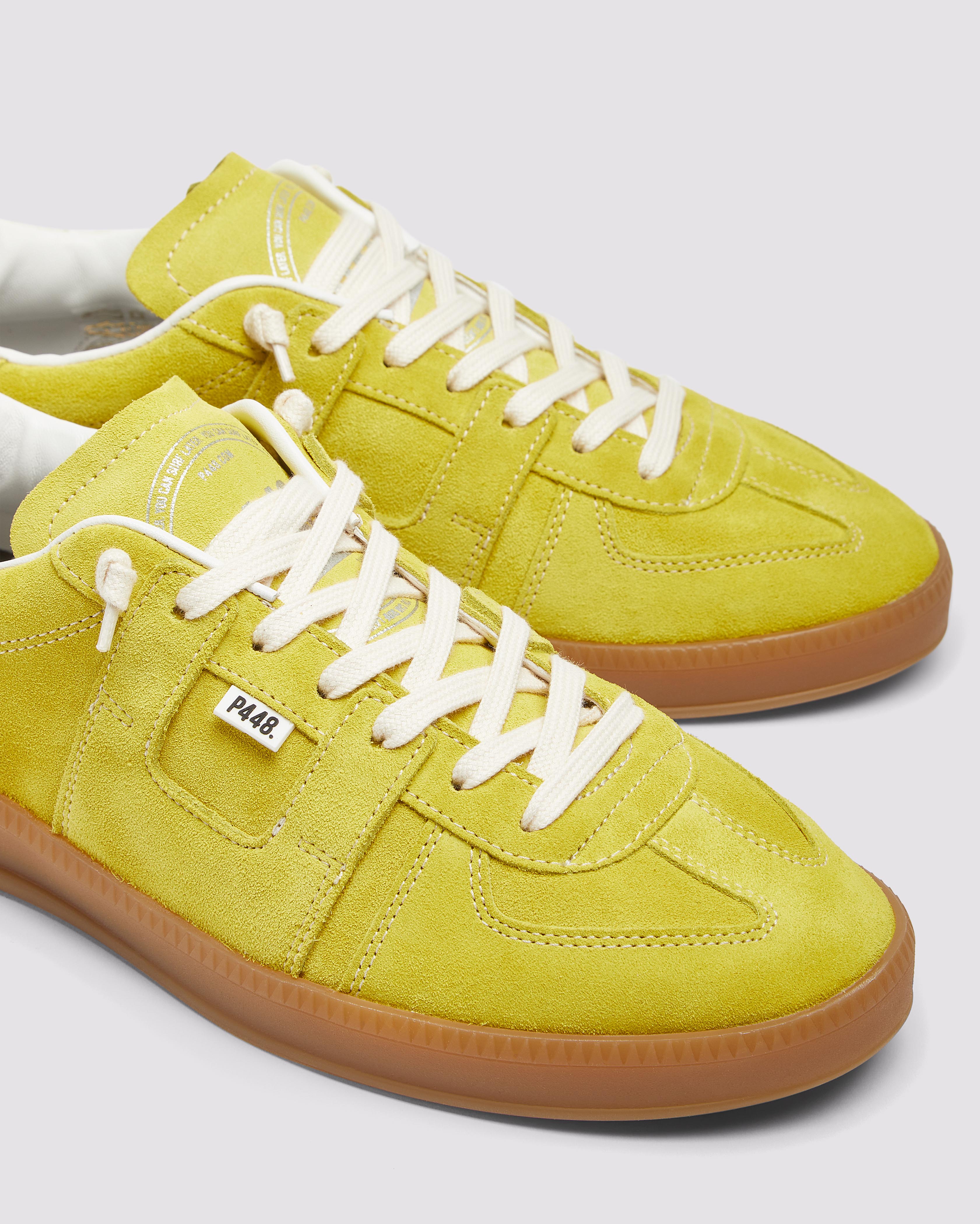 Monza Sun - Low-Top All Yellow Suede Sneaker – P448