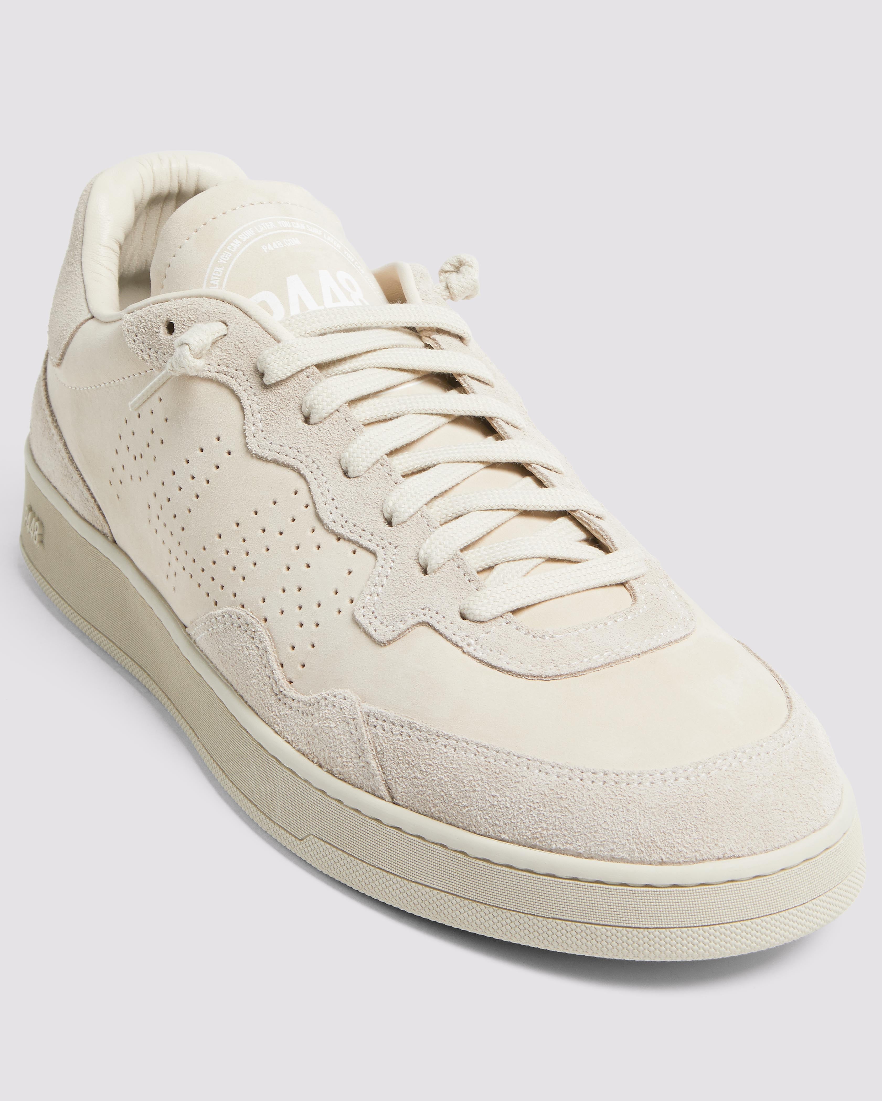 ミー様☆A4サイズ【Allfairy-408】 Vert All Cream - Low-Top Cream Nubuck & Suede Sneaker – P448