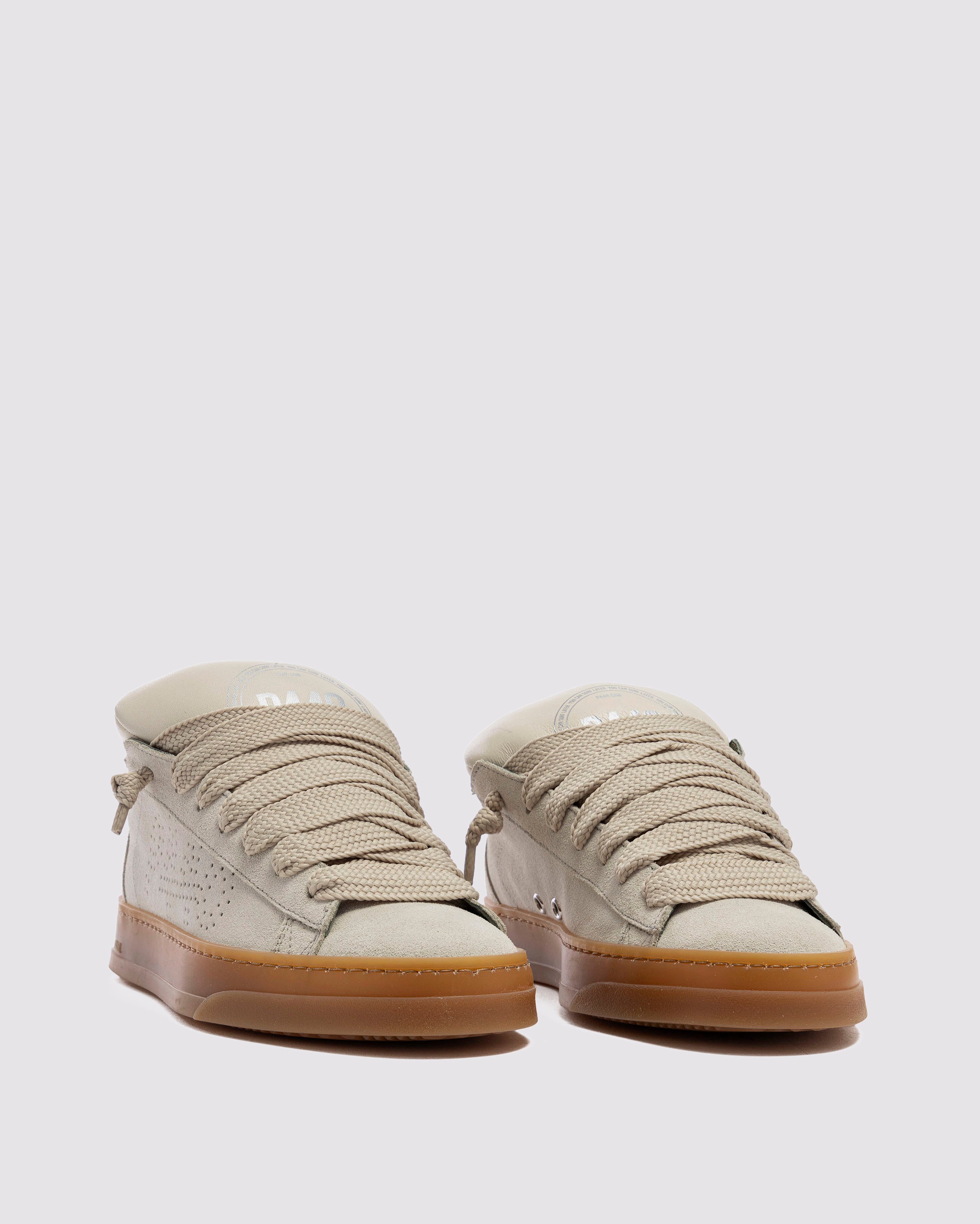 Jack Puff Hunter - Low-Top Cream Suede Sneaker – P448