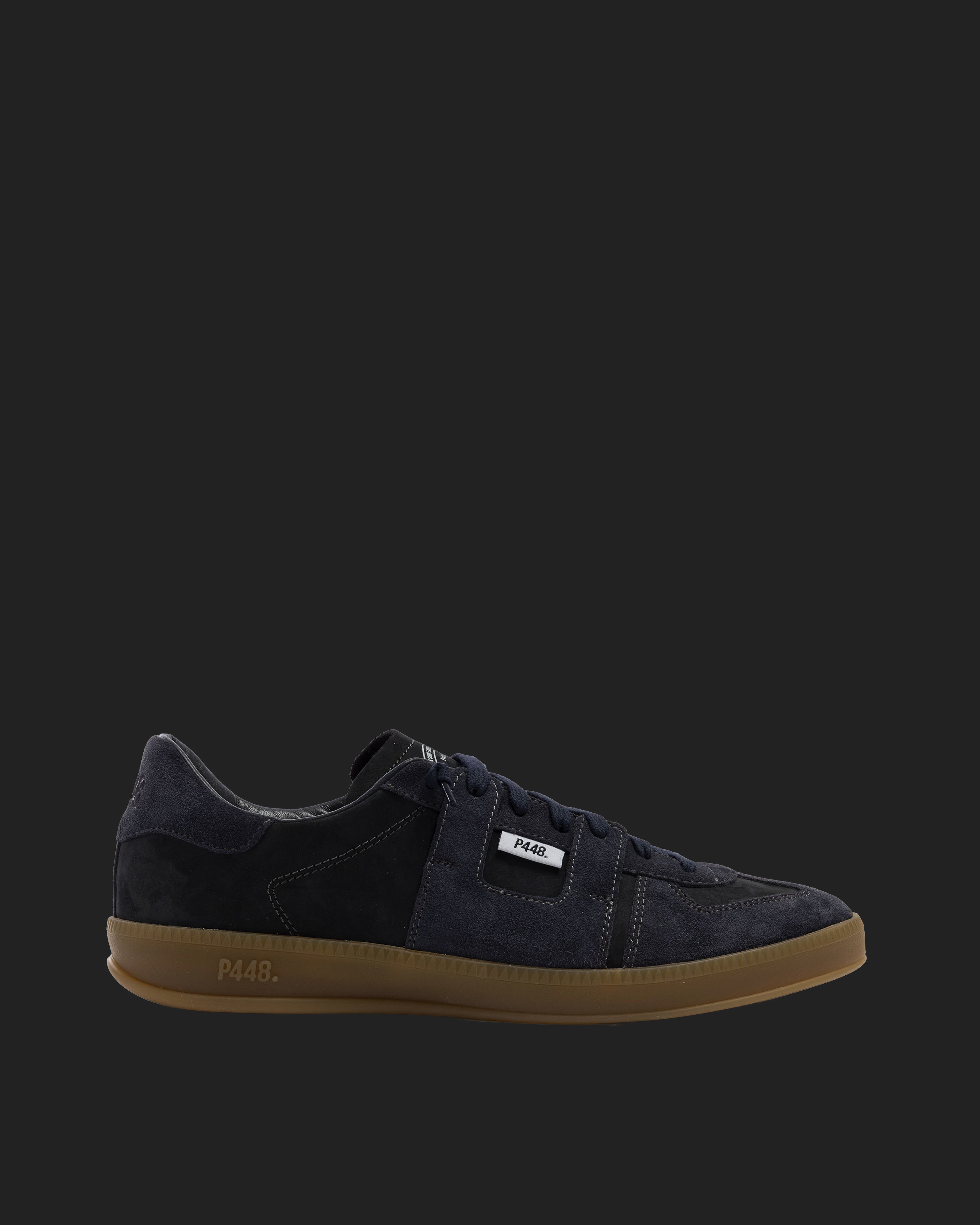 Monza All Blue - Men's Low-Top Blue Nubuck & Suede Sneaker – P448