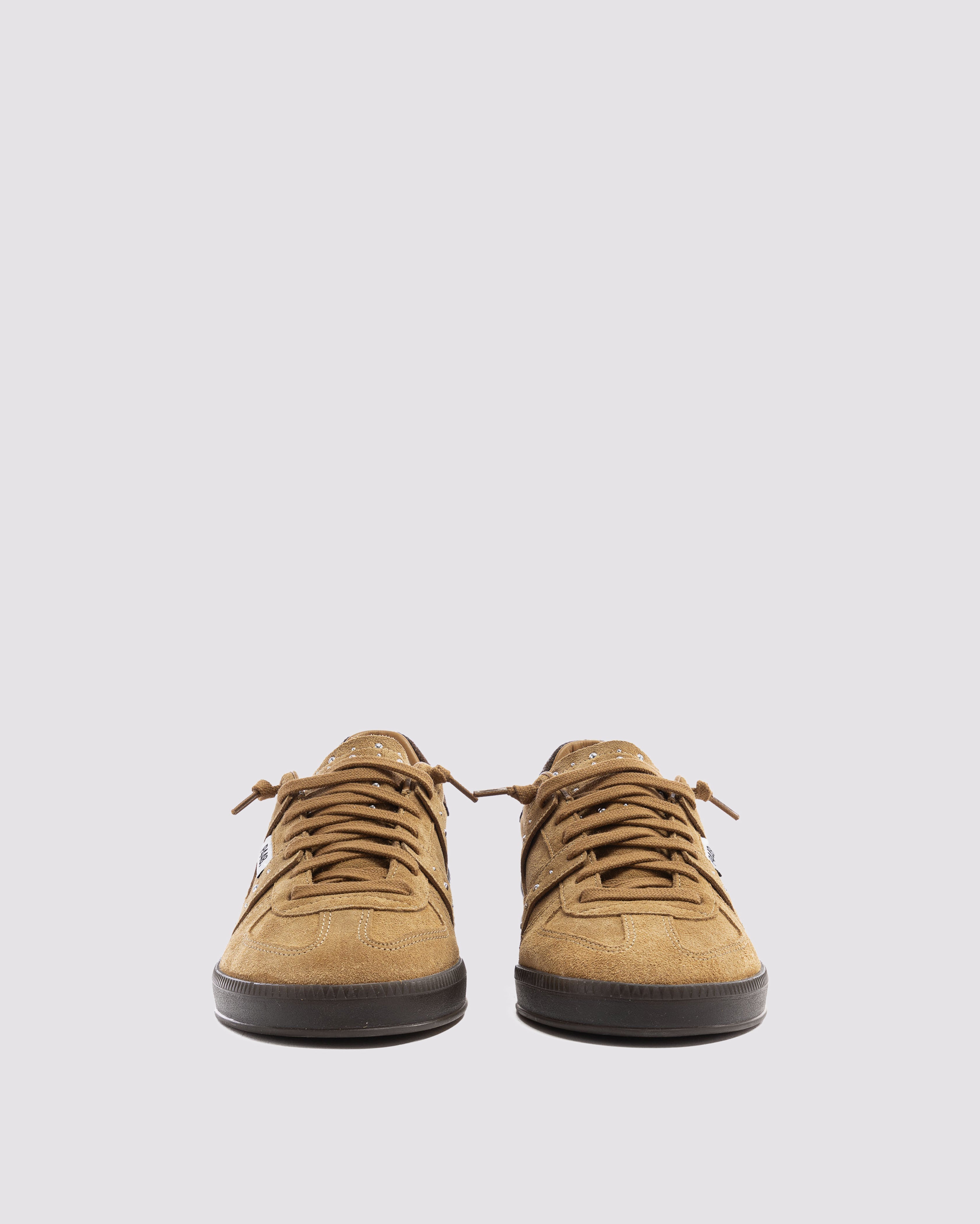 Monza Cognac - Women's Low-Top Brown Suede Sneaker – P448