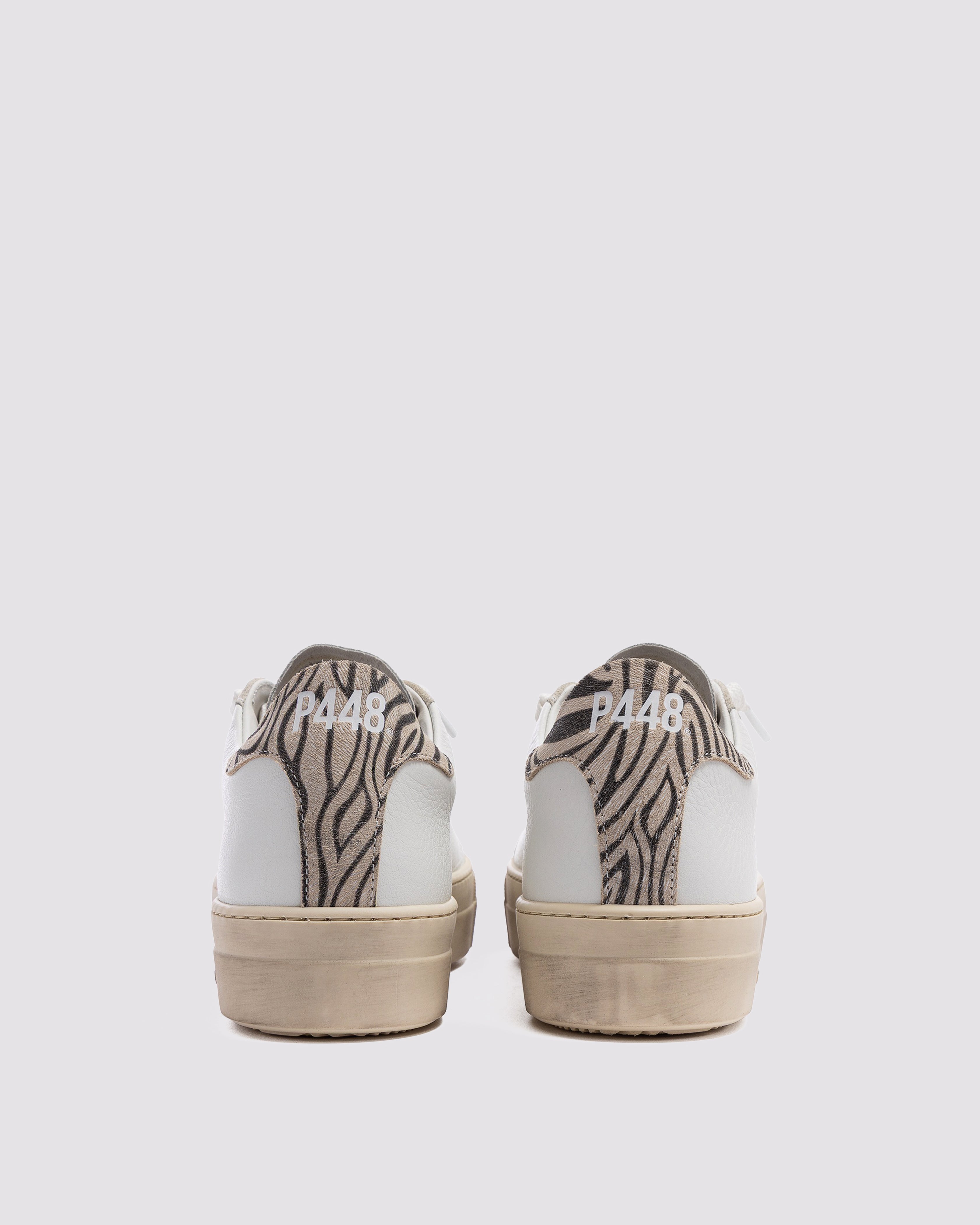 Thea Zebra White - Women's Platform Sneaker | P448