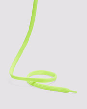 Side angle of fluo yellow laces