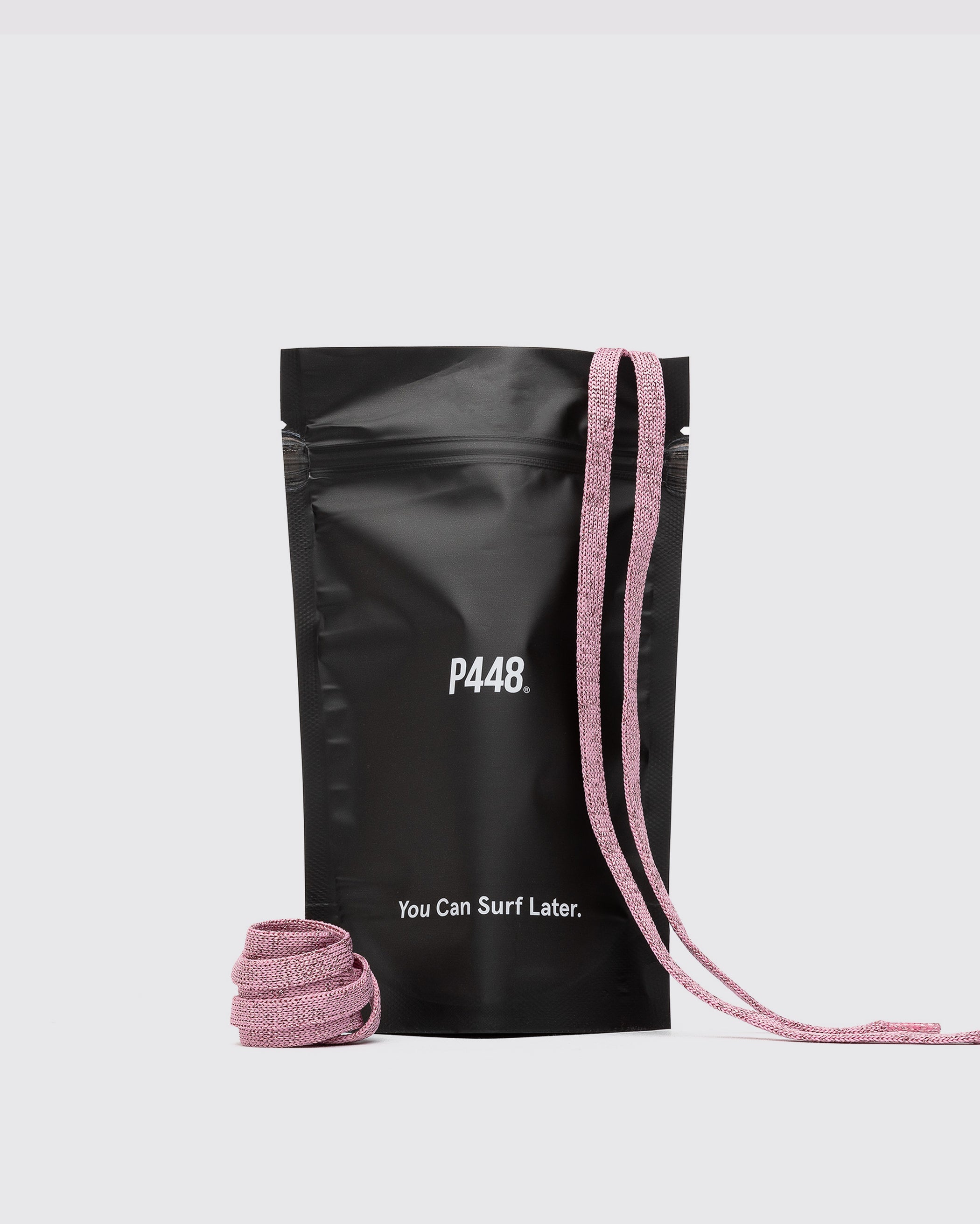 Shoelaces Metallic Pink