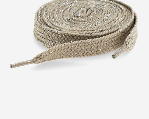 Shoelaces Nut/Silver