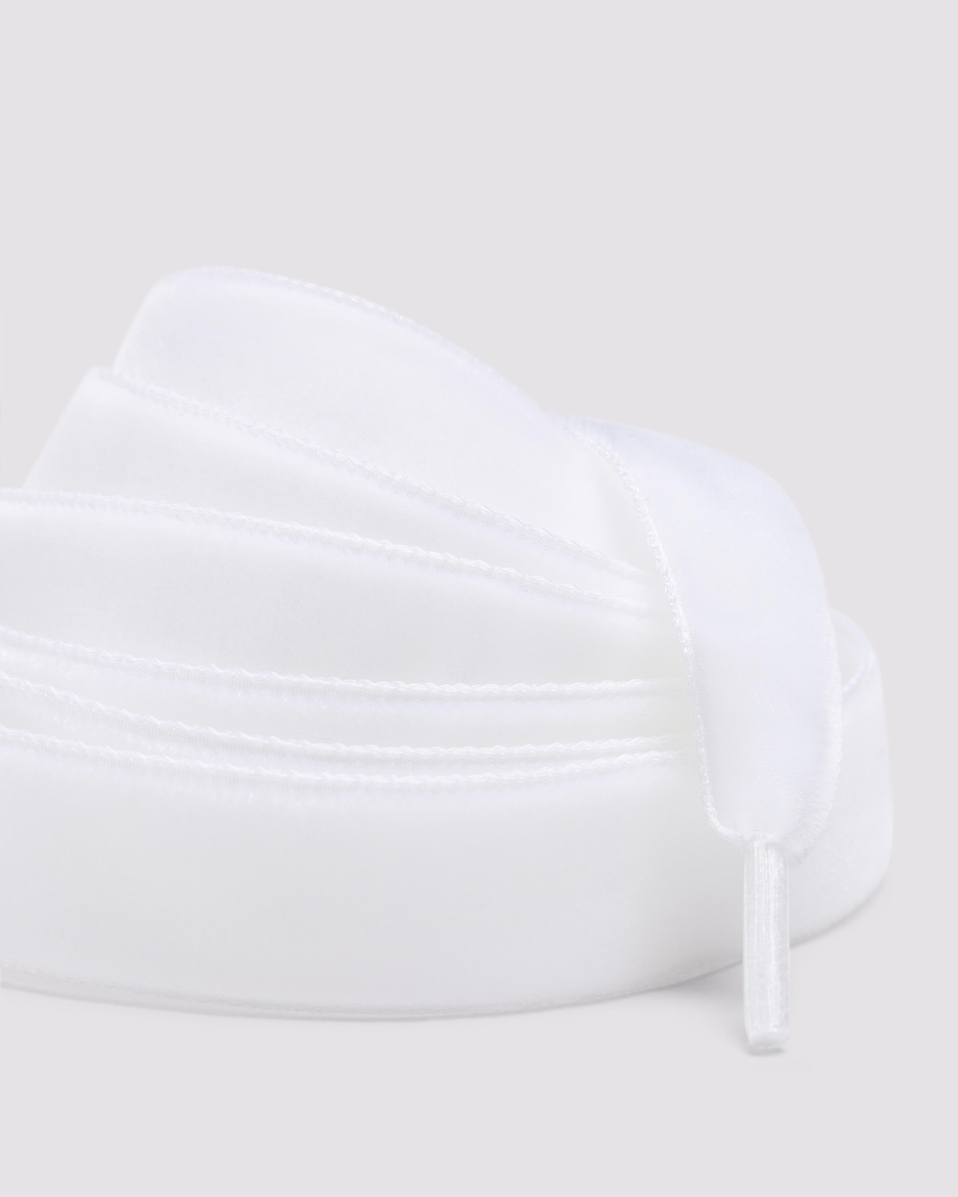 Shoelaces Velvet White