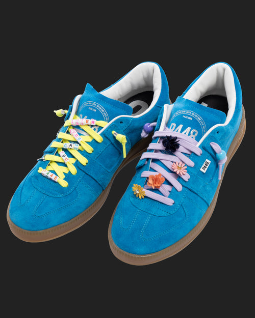 Charm Shoelaces Yellow/Purple