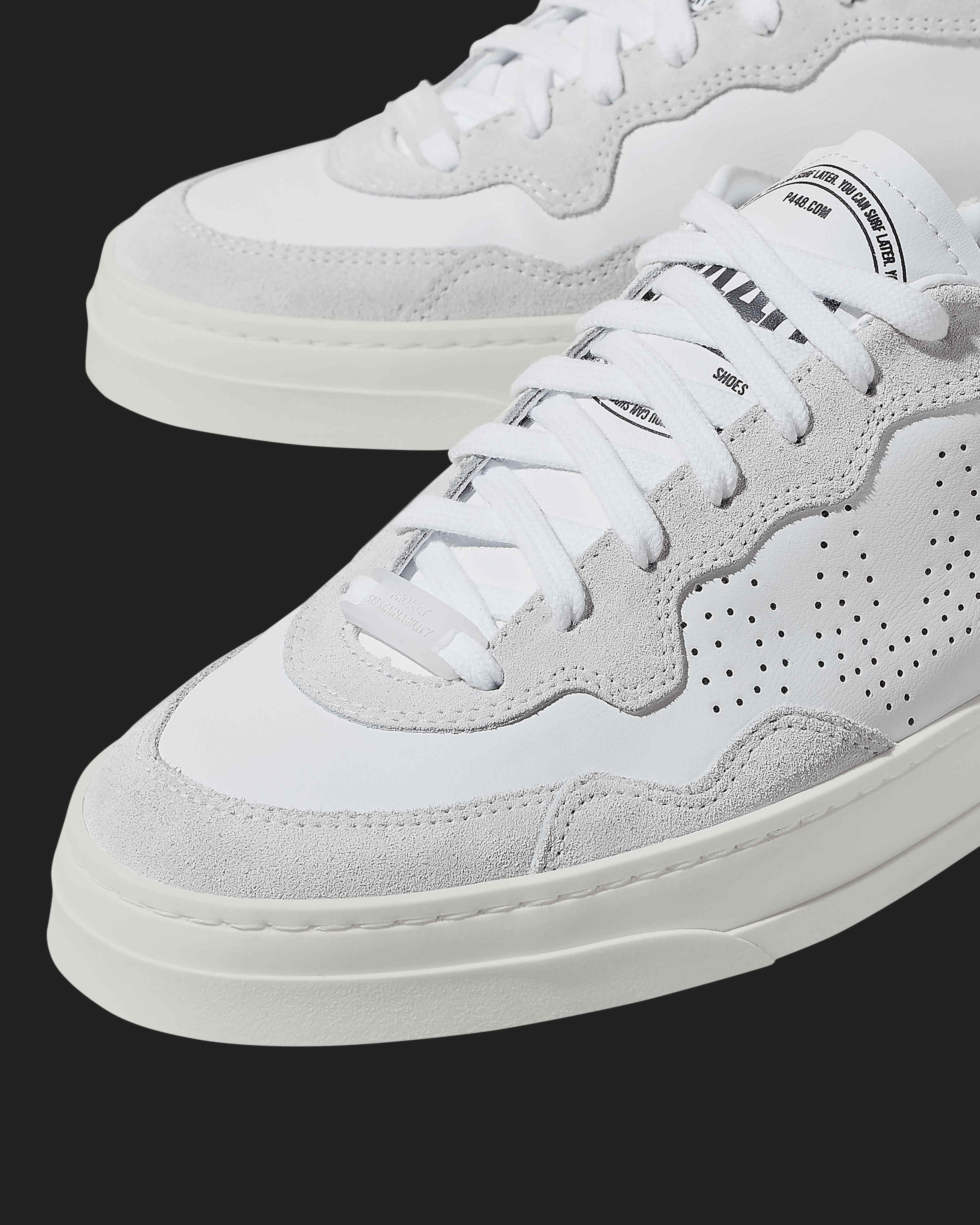 Bali Recycled White Sneaker – P448