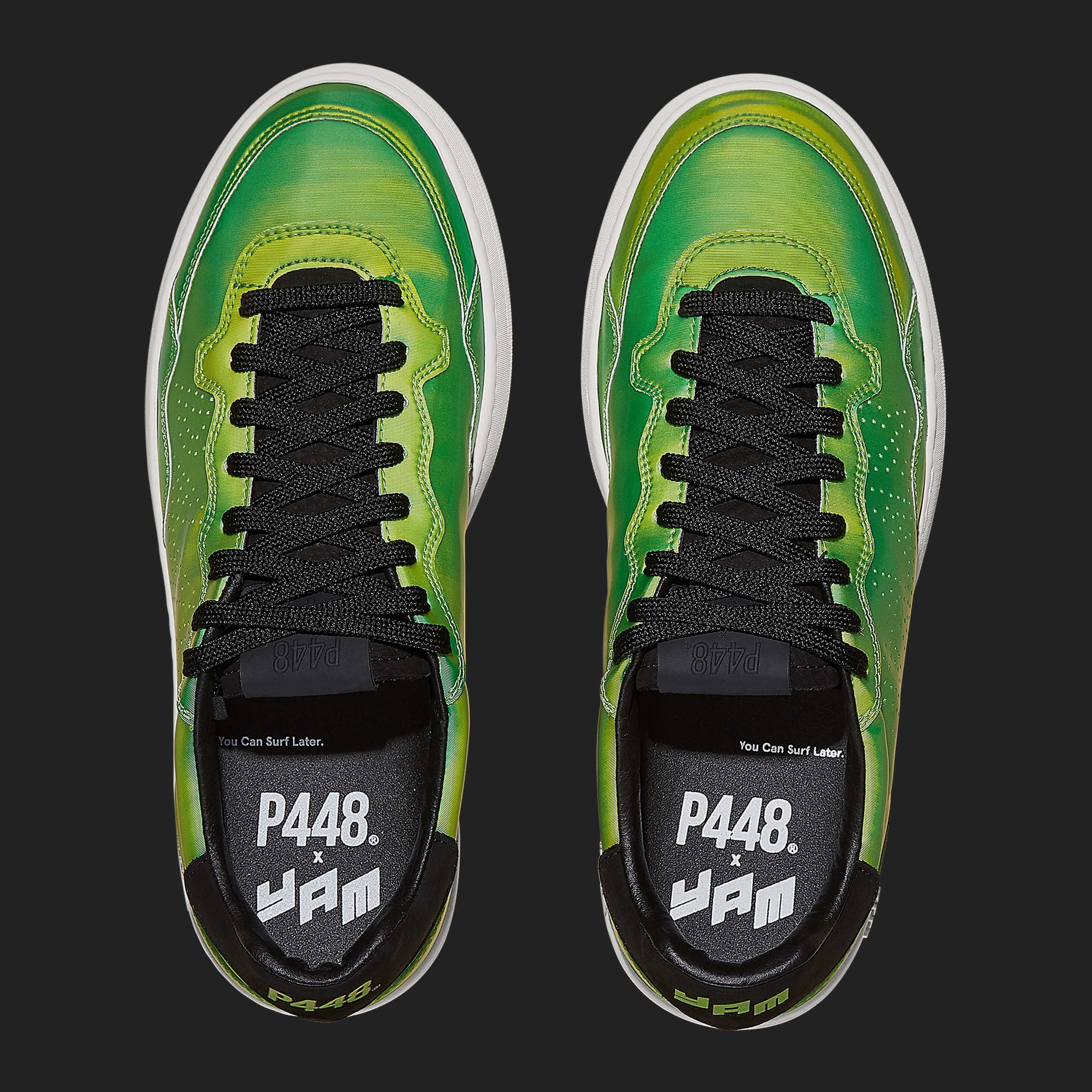 Yam Neon Green/Black Sneaker – P448