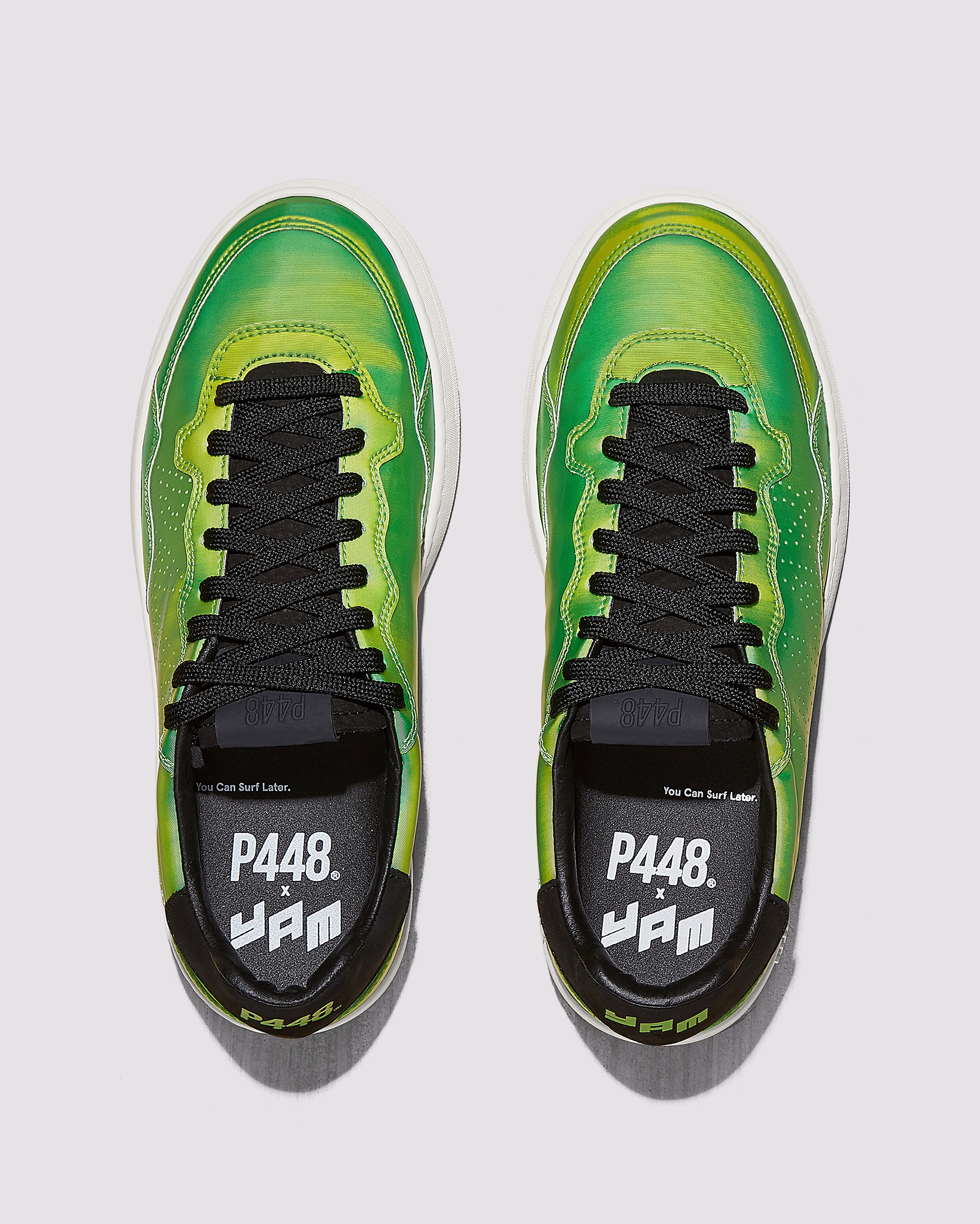 Yam Neon Green Black Sneaker P448