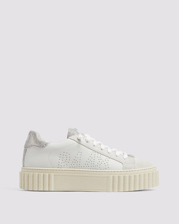 Creeper Silver - Women's Platform Sneaker | P448