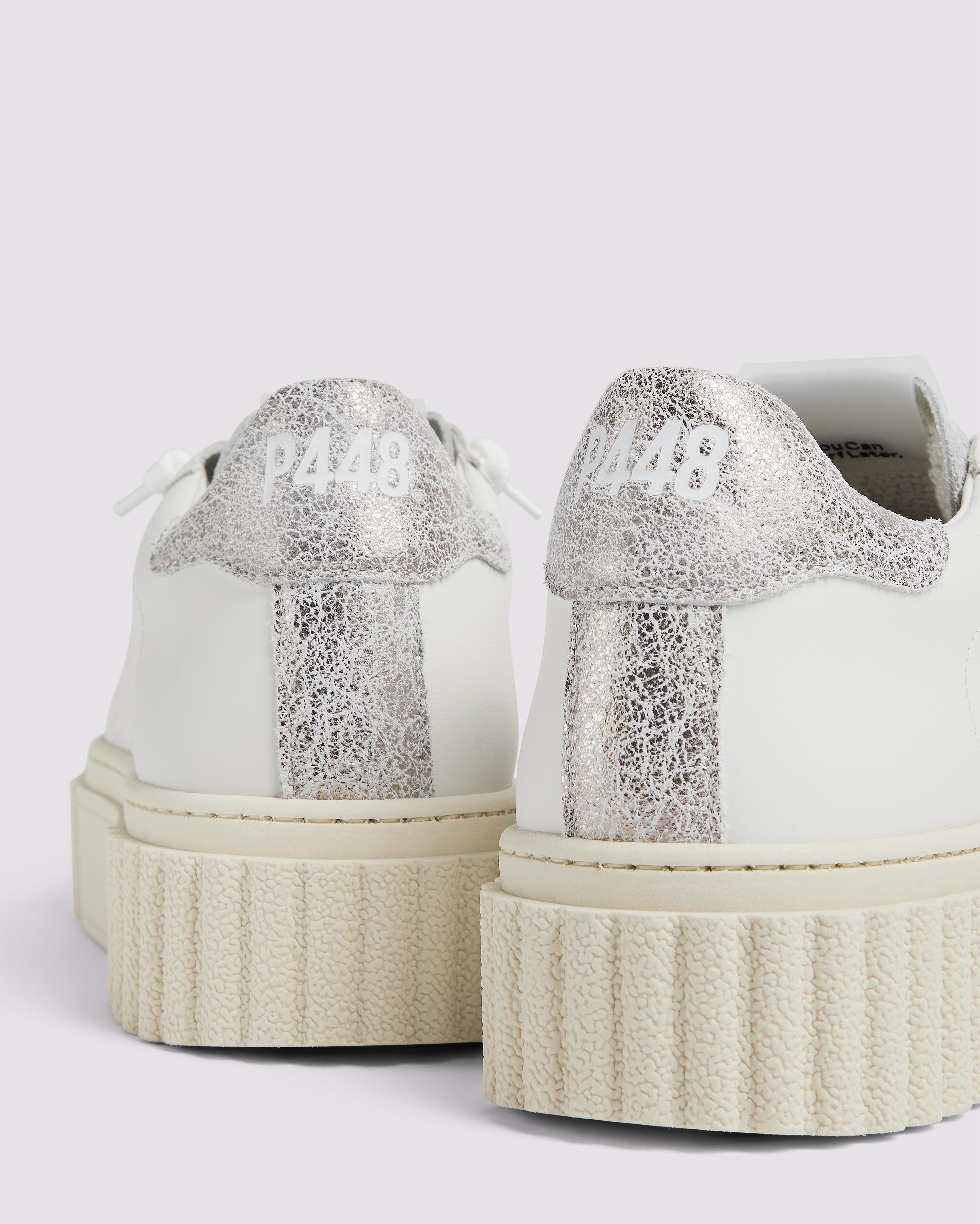 Creeper Silver Dust - Women's Platform Sneaker | P448