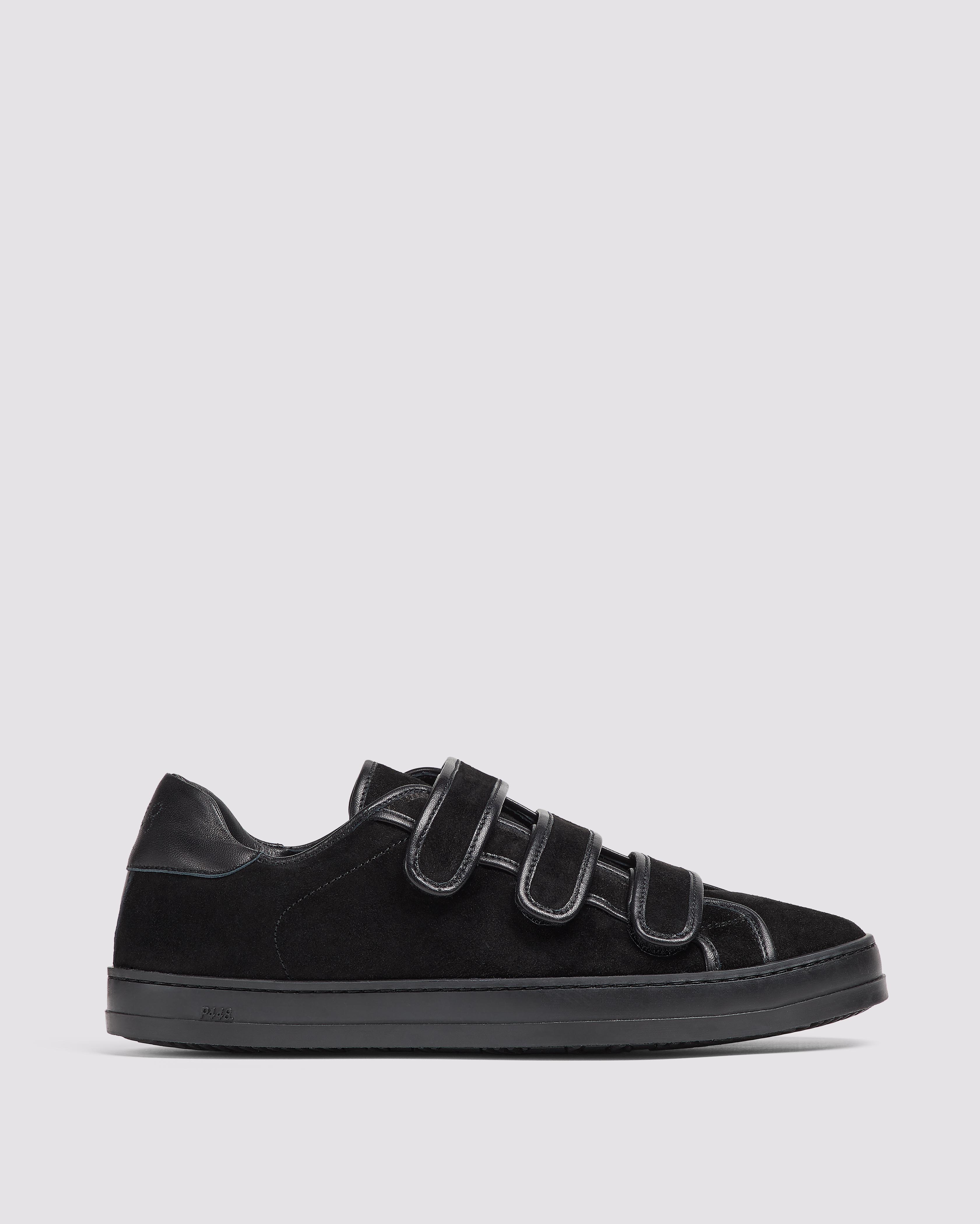 John Velcro Black Sneaker P448