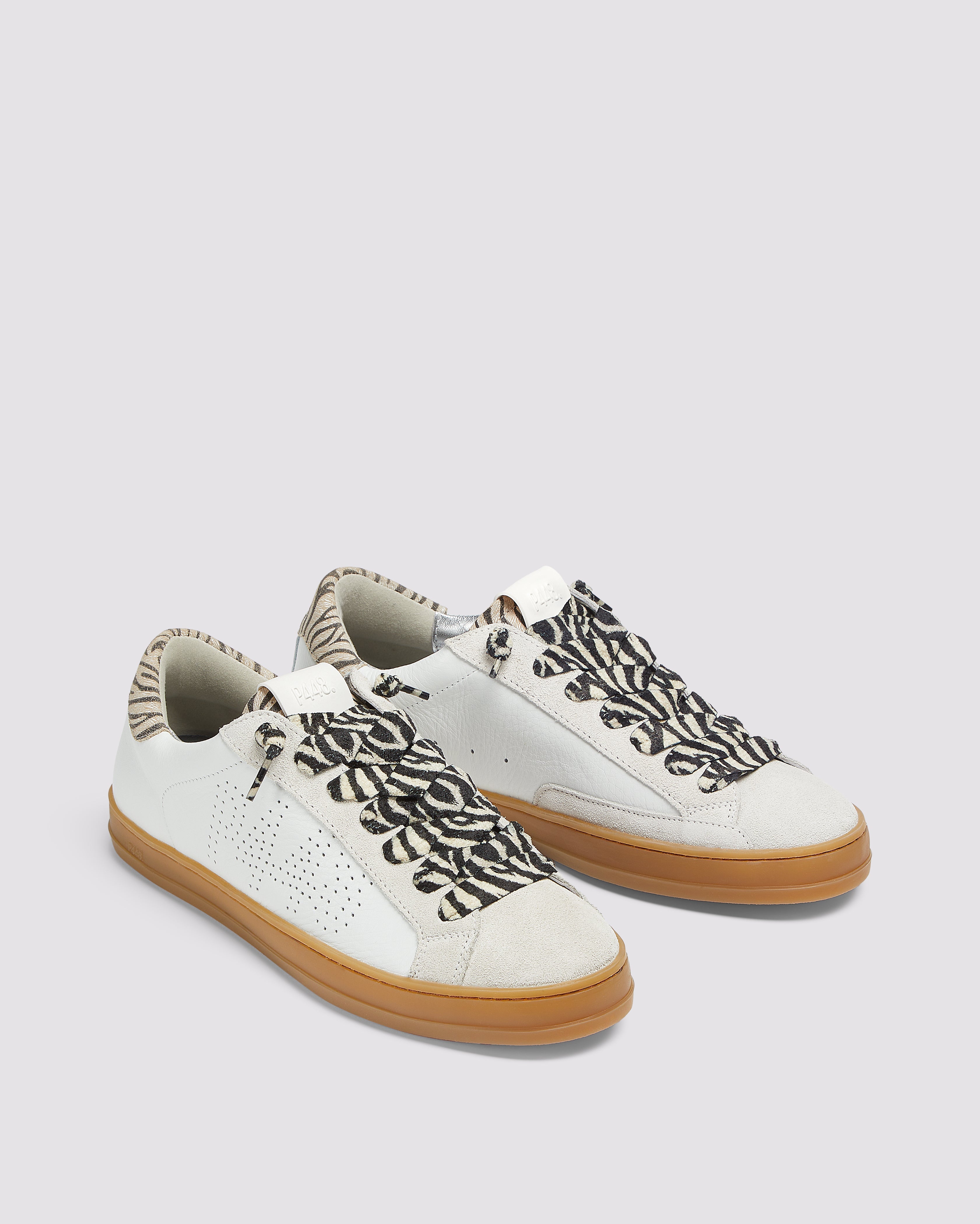 John Wild - Zebra White - Women's Sneaker | P448