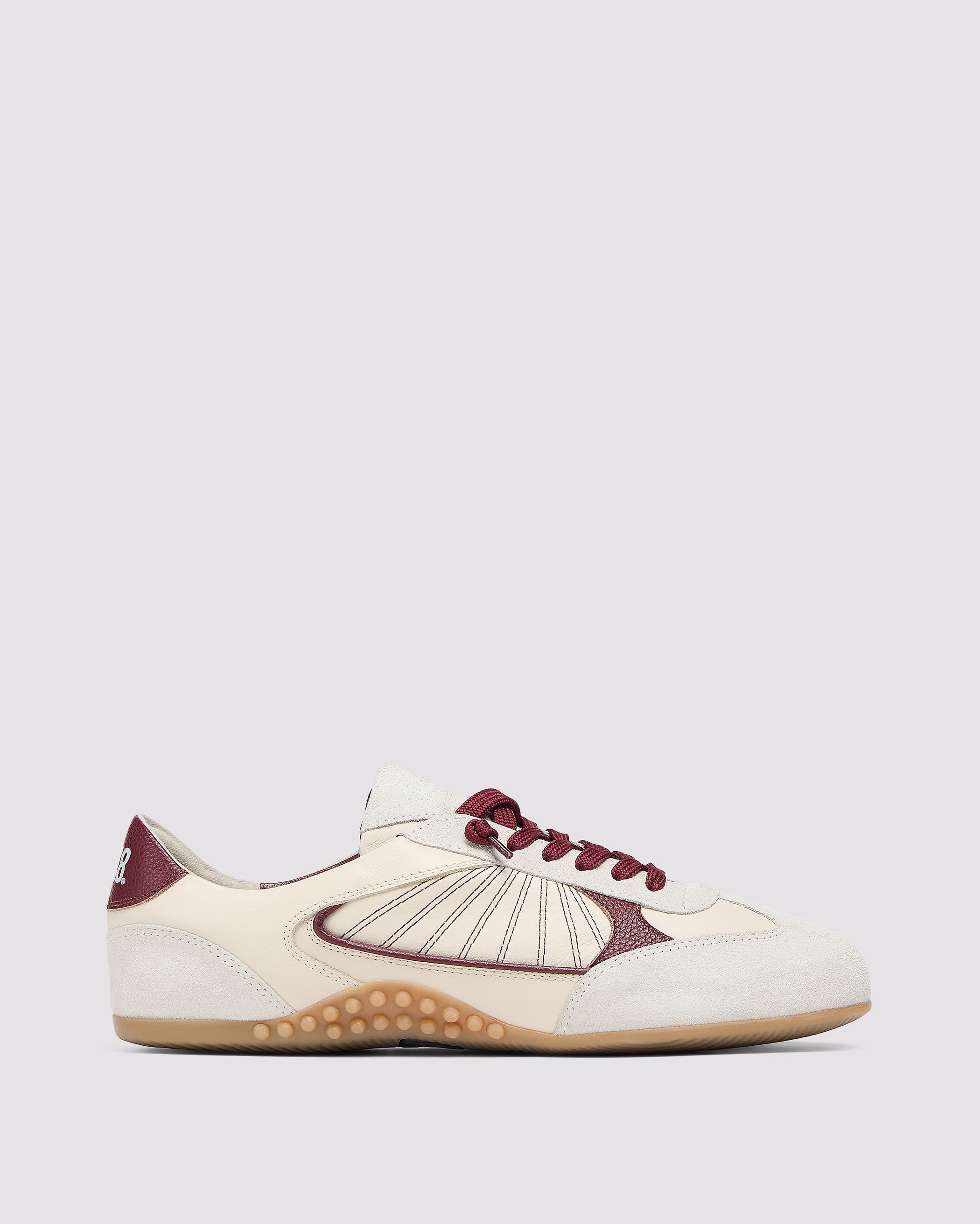 Lisbon Cream - Maroon - View 1