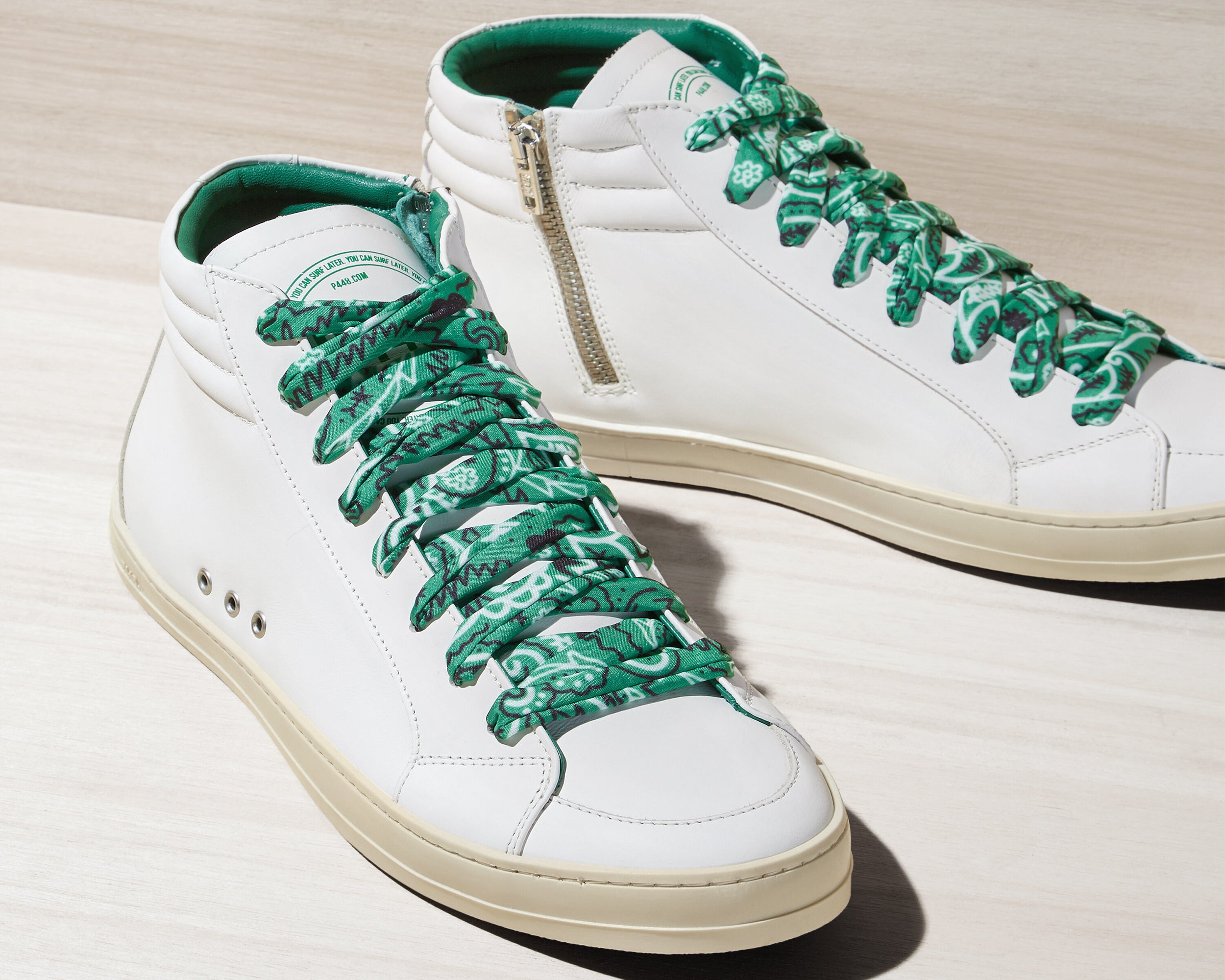 Panama Jack Shoes Designer Khaki Green Sneakers